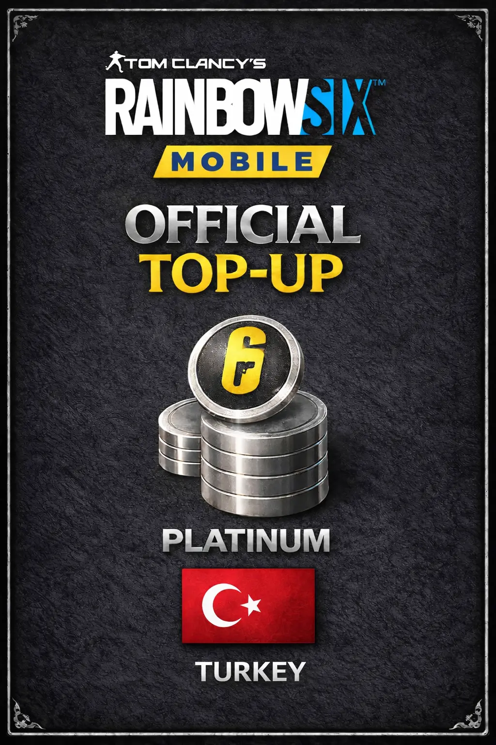 Rainbow Six Mobile Top-Up (Tรผrkiye) Rainbow Six Mobile Top-Up (Tรผrkiye)