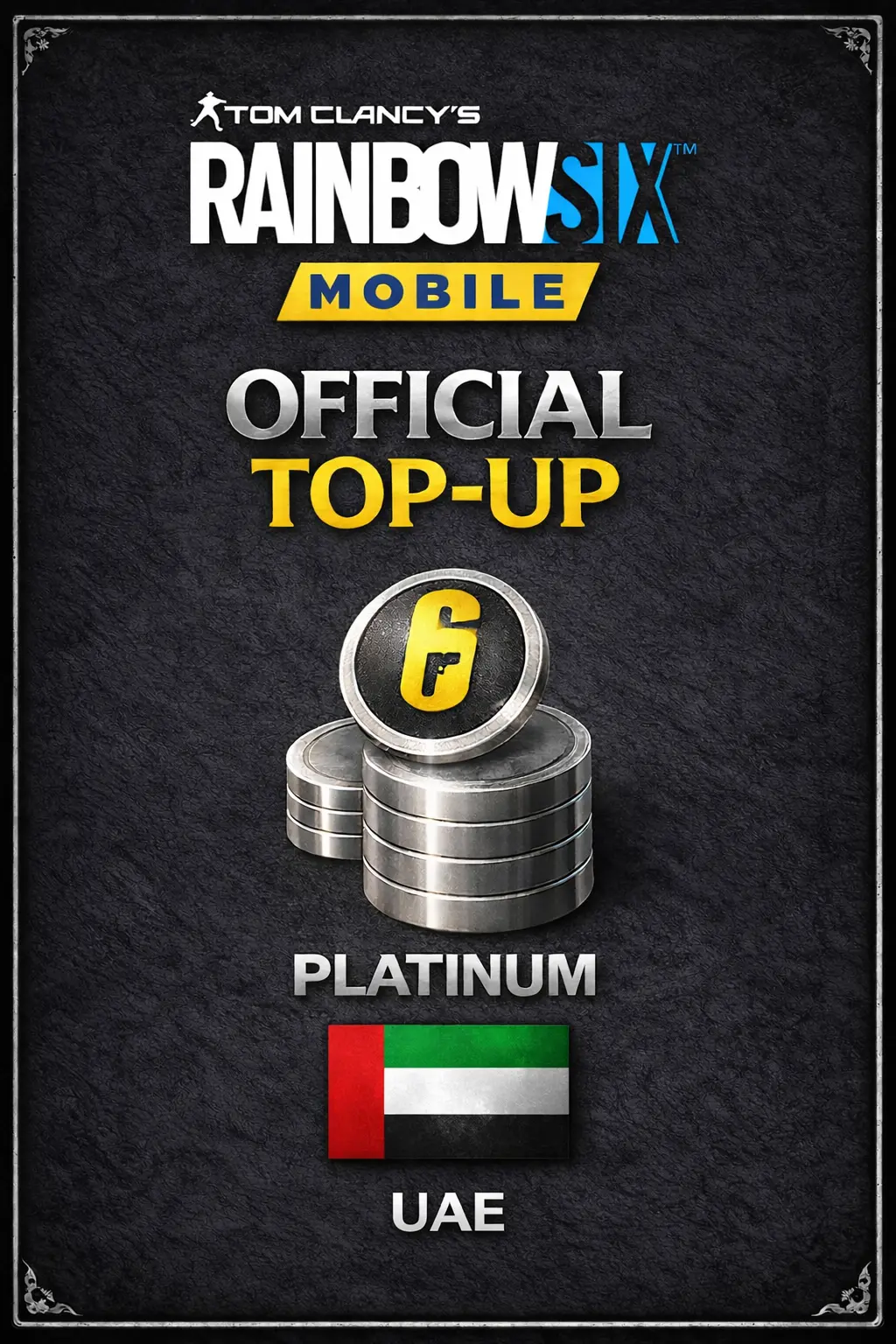Rainbow Six Mobile Top-Up (United Arab Emirates) Rainbow Six Mobile Top-Up (United Arab Emirates)
