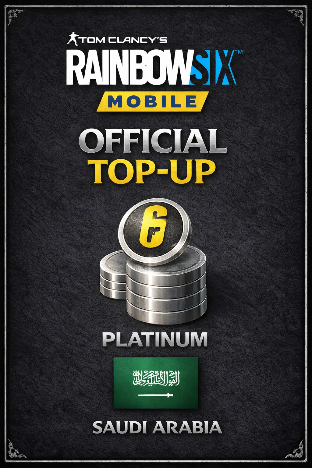 Rainbow Six Mobile Top-Up (Saudi Arabia) Rainbow Six Mobile Top-Up (Saudi Arabia)