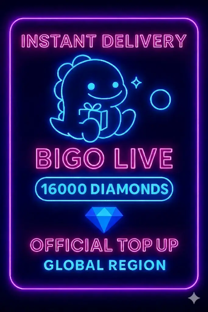 Bigo Live - 16000 Elmas (Yükleme) Bigo Live - 16000 Elmas (Yükleme)