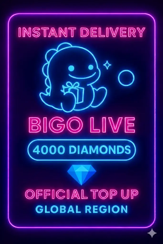 Bigo Live - 4000 Elmas (Yükleme) Bigo Live - 4000 Elmas (Yükleme)