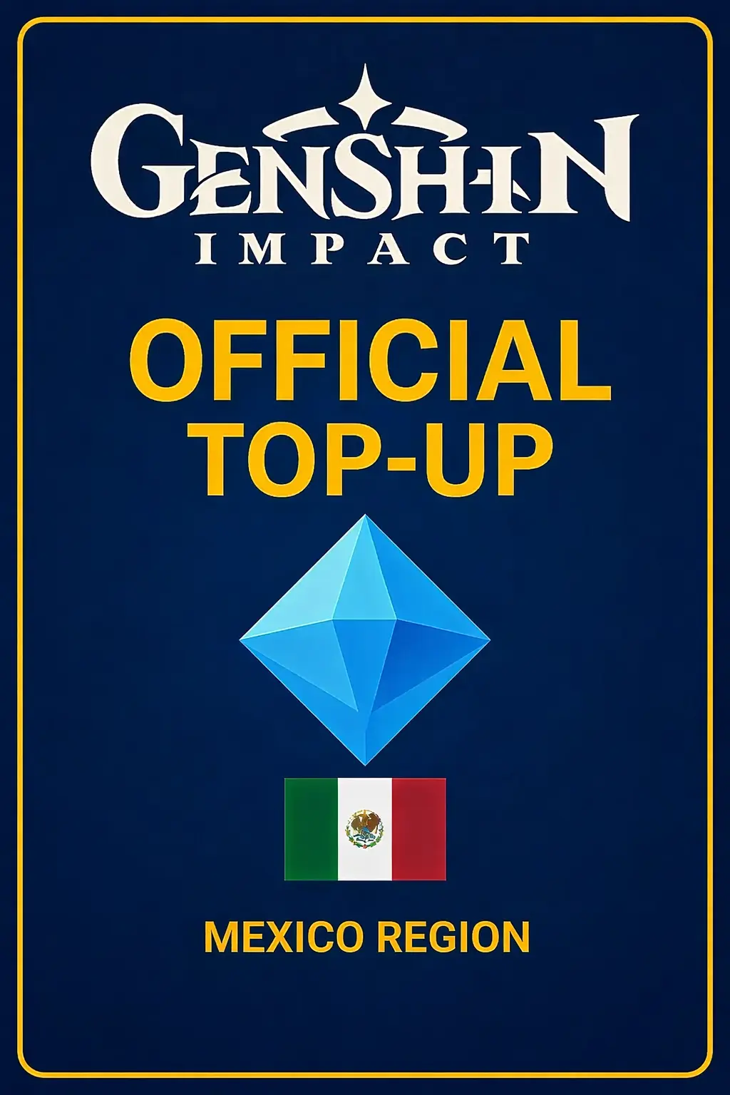 Genshin Impact Genesis Crystals Top-Up (Mexico) Genshin Impact Genesis Crystals Top-Up (Mexico)