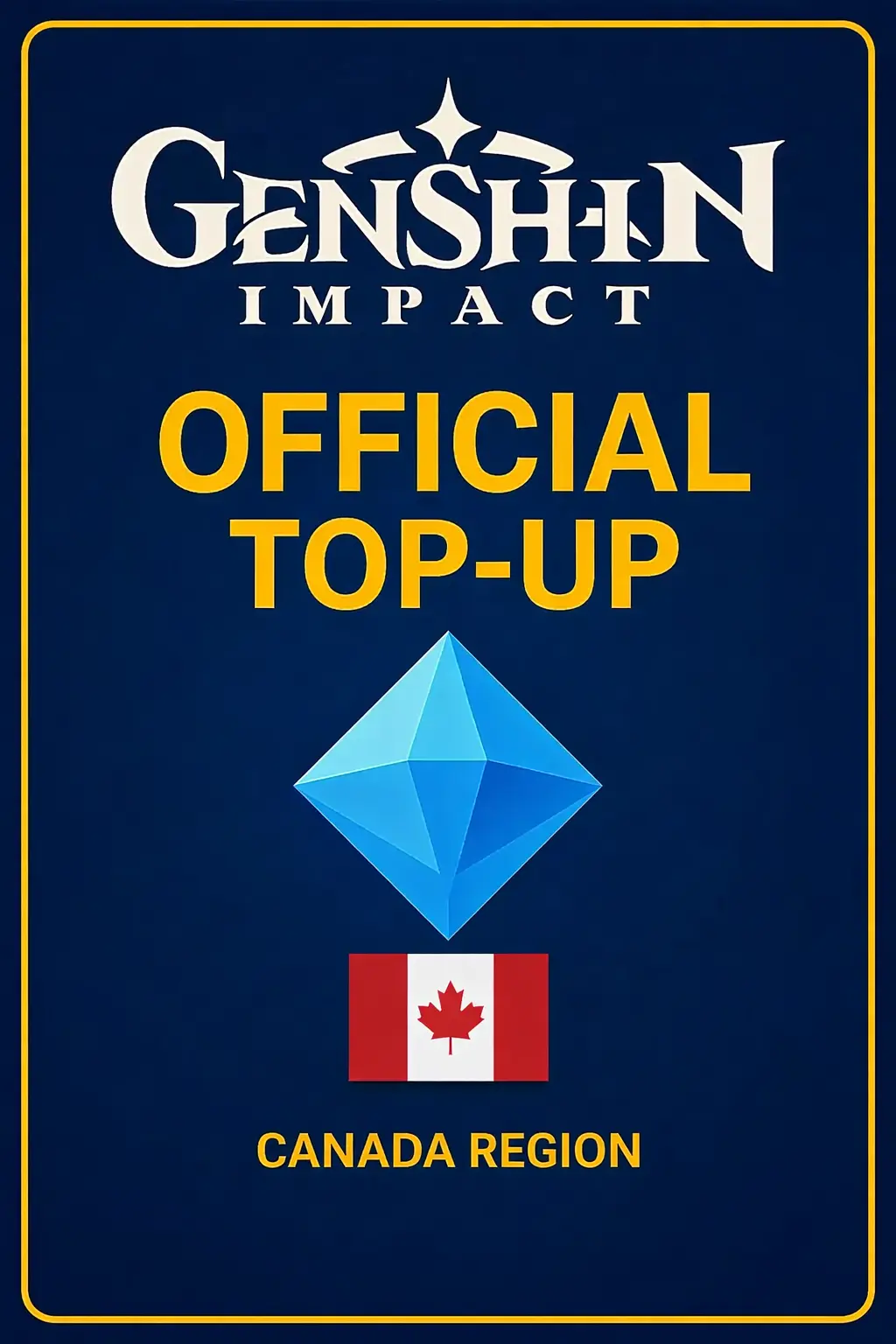 Genshin Impact Genesis Crystals Top-Up (Canada) Genshin Impact Genesis Crystals Top-Up (Canada)