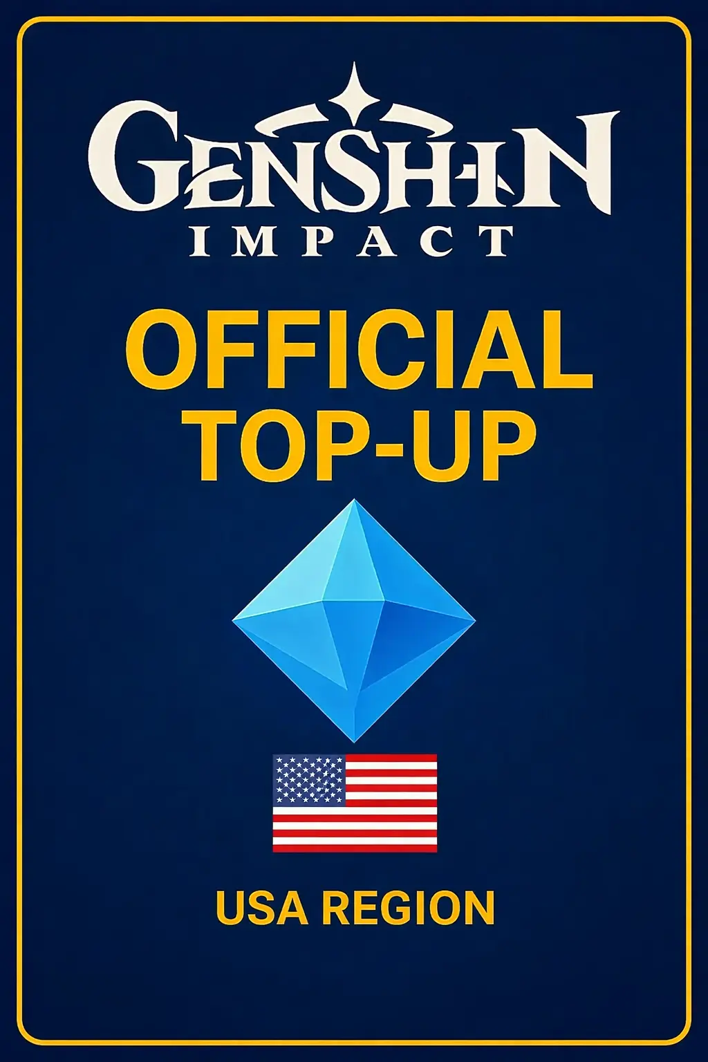 Genshin Impact Genesis Crystals Top-Up (United States) Genshin Impact Genesis Crystals Top-Up (United States)
