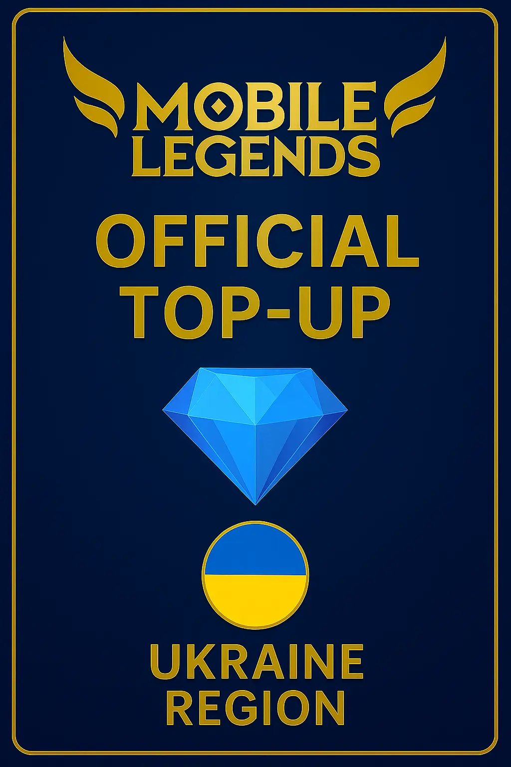 Mobile Legends: Bang Bang Diamond Top-Up (Ukraine) Mobile Legends: Bang Bang Diamond Top-Up (Ukraine)