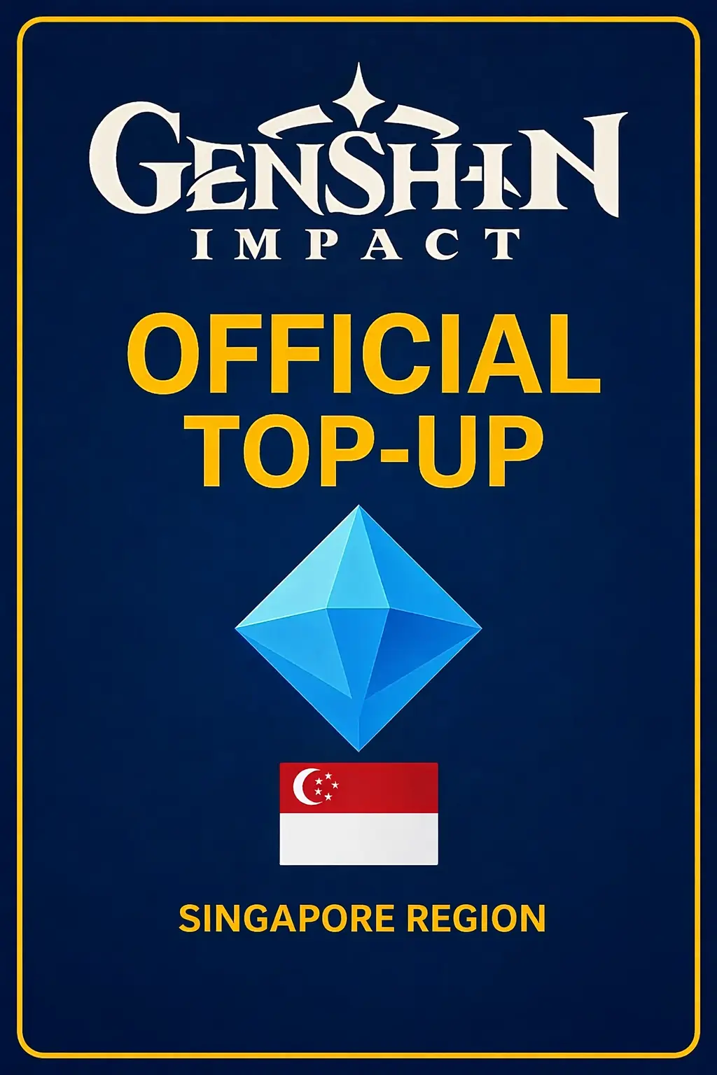 Genshin Impact Genesis Crystals Top-Up (Singapore) Genshin Impact Genesis Crystals Top-Up (Singapore)