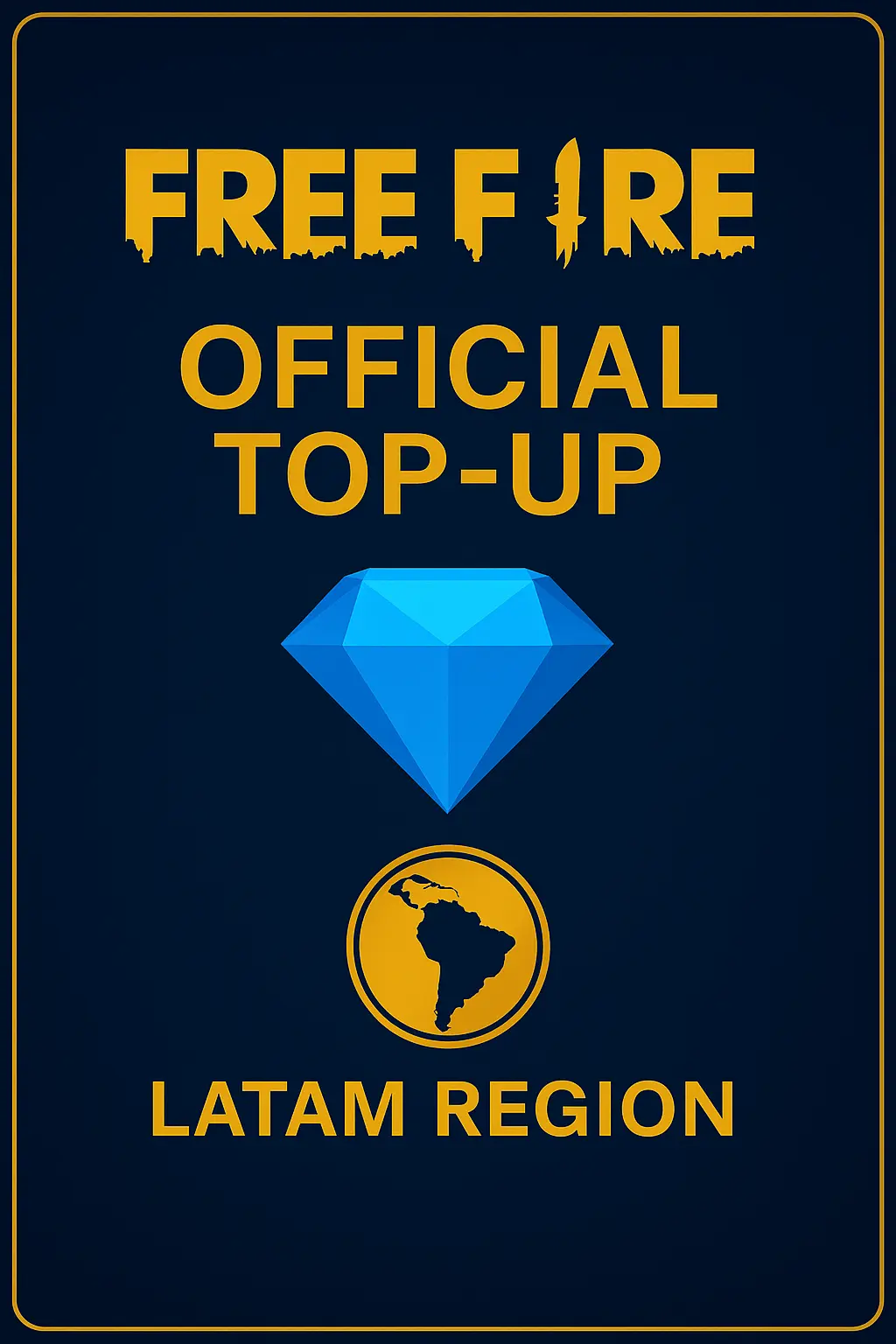 Free Fire Diamonds Top-Up (LATAM) Free Fire Diamonds Top-Up (LATAM)
