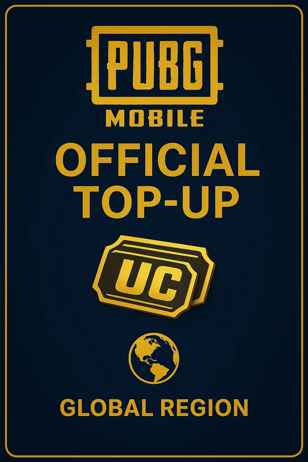 PUBG UC Top-Up (Global) PUBG UC Top-Up (Global)