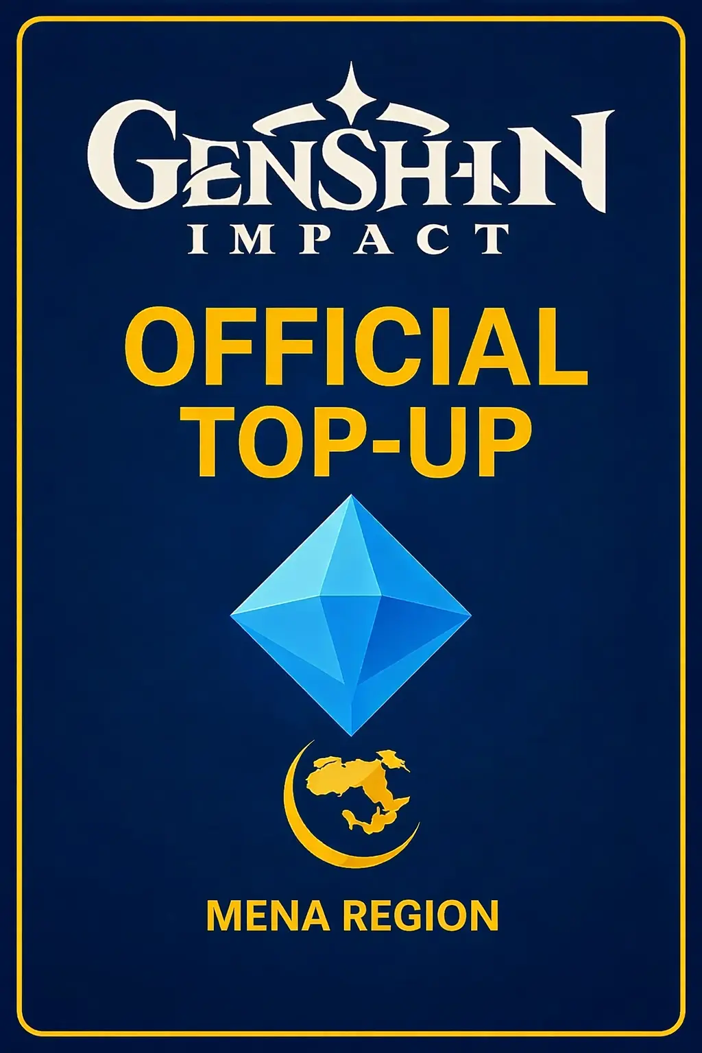 Genshin Impact Genesis Crystals Top-Up (MENA) Genshin Impact Genesis Crystals Top-Up (MENA)