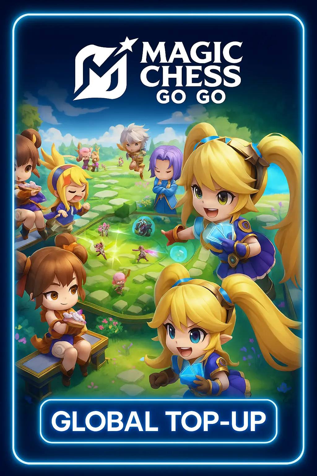 Magic Chess: Go Go Diamonds Top Up (Global) Magic Chess: Go Go Diamonds Top Up (Global)