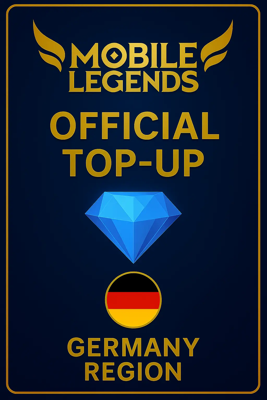 Mobile Legends: Bang Bang Diamond Top-Up (Germany) Mobile Legends: Bang Bang Diamond Top-Up (Germany)