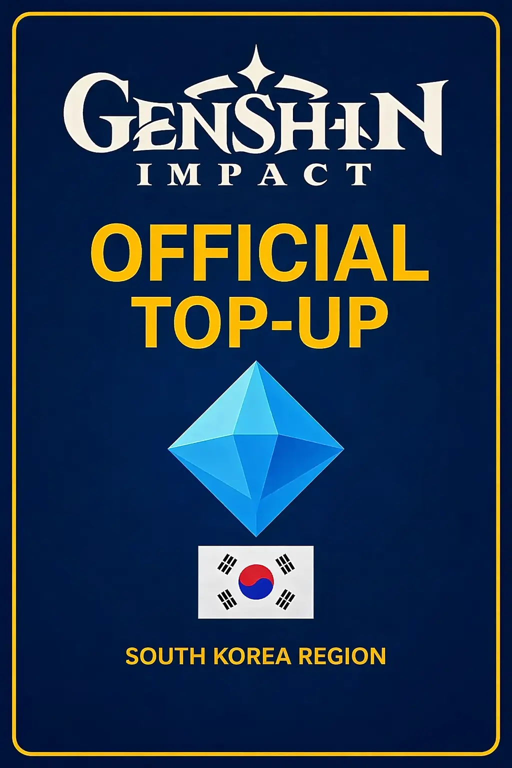 Genshin Impact Genesis Crystals Top-Up (South Korea) Genshin Impact Genesis Crystals Top-Up (South Korea)