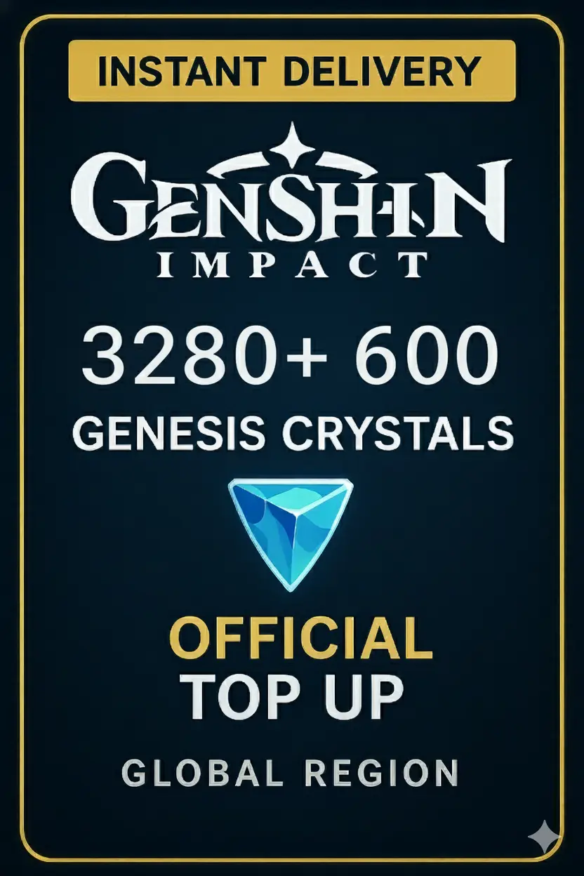 Genshin Impact 3280+600 Genesis Kristali Yükleme Genshin Impact 3280+600 Genesis Kristali Yükleme