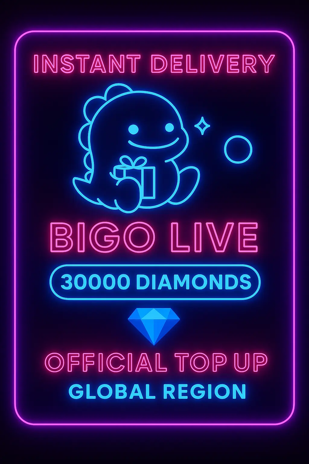 Bigo Live - 30000 Elmas (Yükleme) Bigo Live - 30000 Elmas (Yükleme)