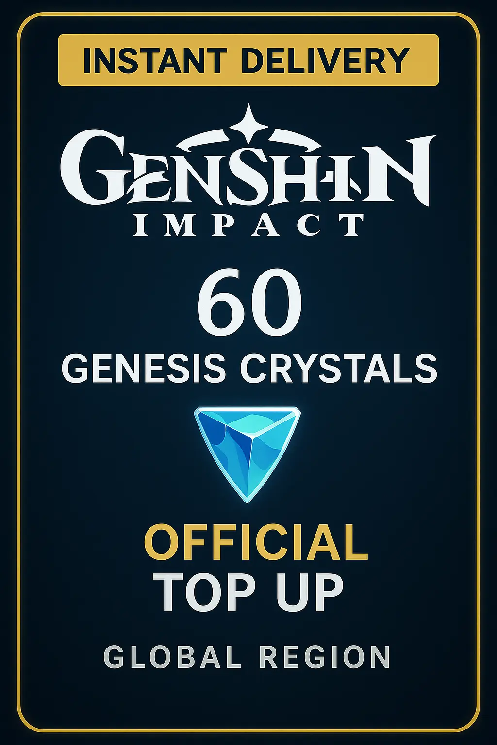 Genshin Impact 60 Genesis Kristali Yüklemesi Genshin Impact 60 Genesis Kristali Yüklemesi