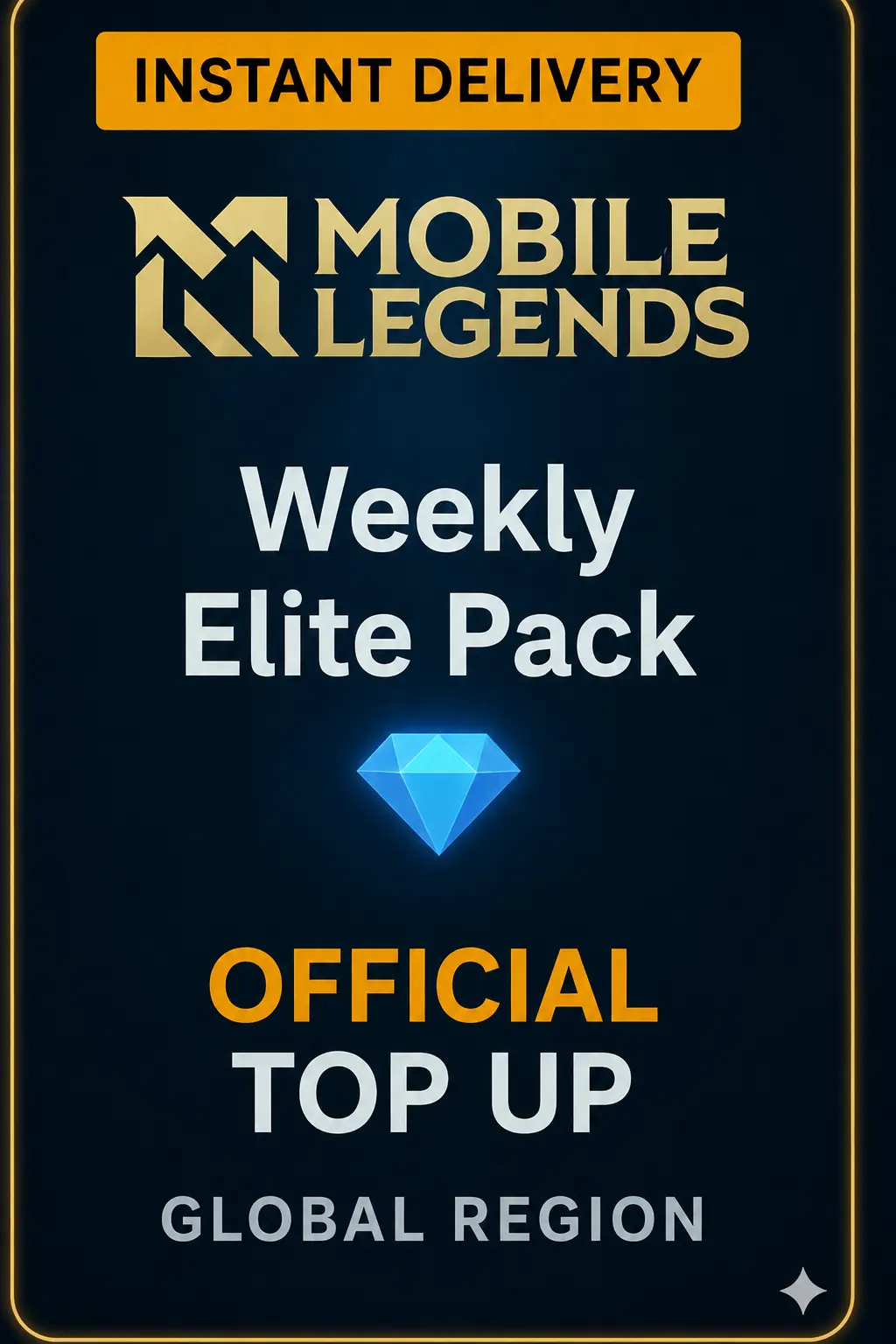Mobile Legends - Weekly Elite Pack Top-Up Mobile Legends - Weekly Elite Pack Top-Up