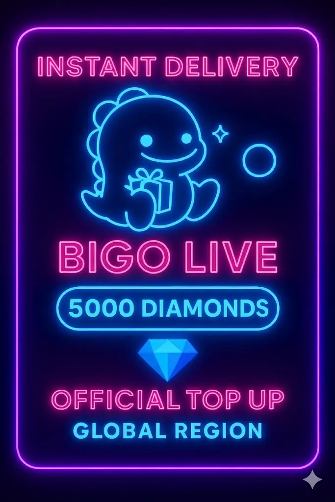 Bigo Live - 5000 Elmas (Yükleme) Bigo Live - 5000 Elmas (Yükleme)