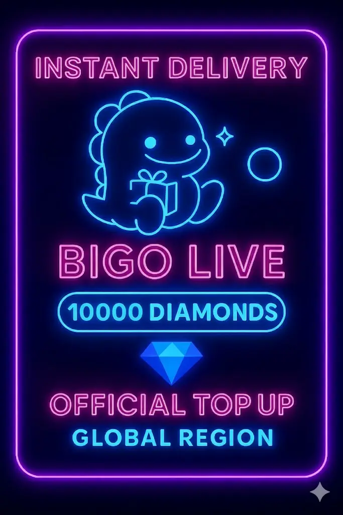 Bigo Live - 10000 Elmas (Yükleme) Bigo Live - 10000 Elmas (Yükleme)