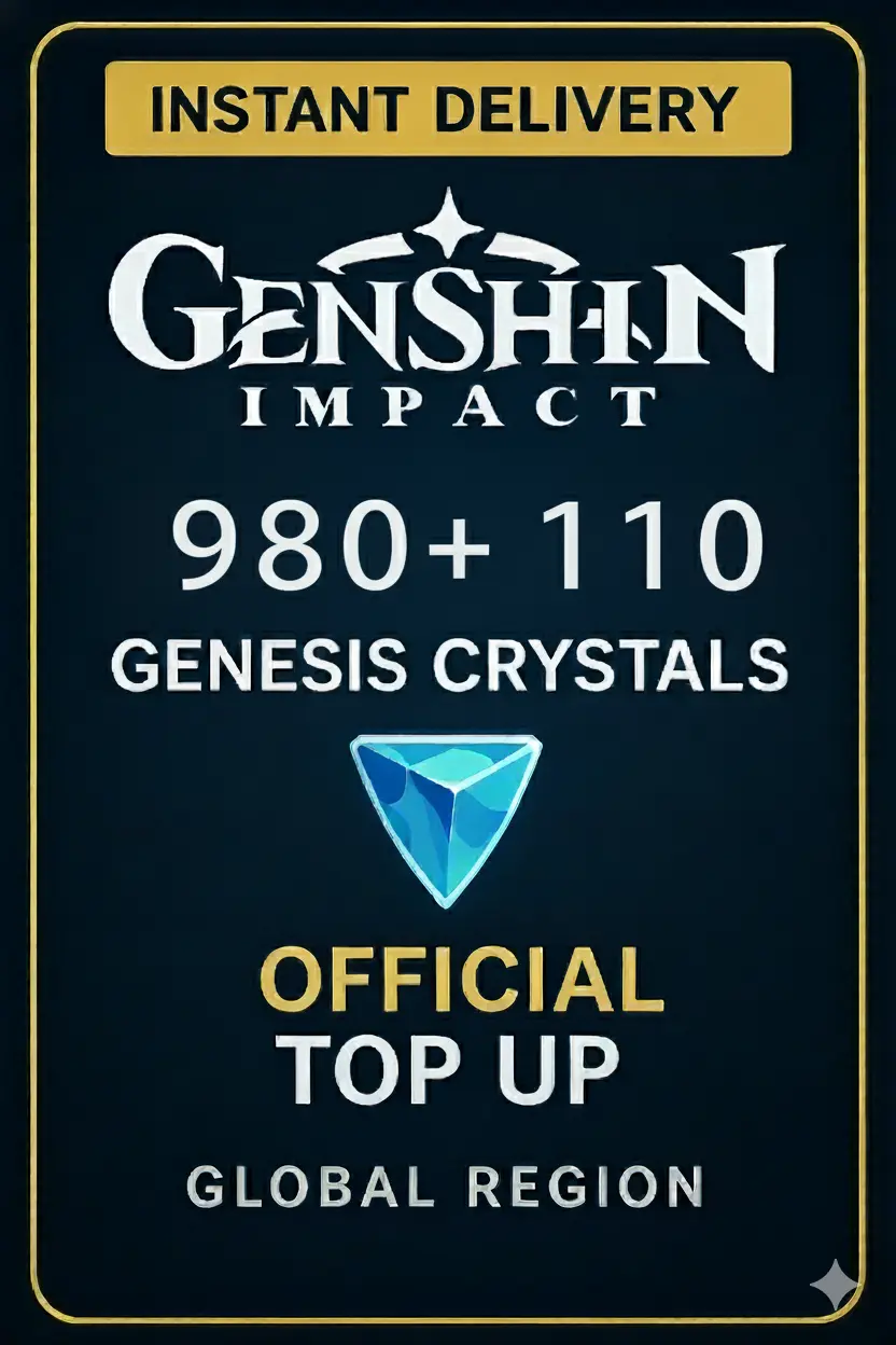 Genshin Impact 980+110 Genesis Kristali Yüklemesi Genshin Impact 980+110 Genesis Kristali Yüklemesi