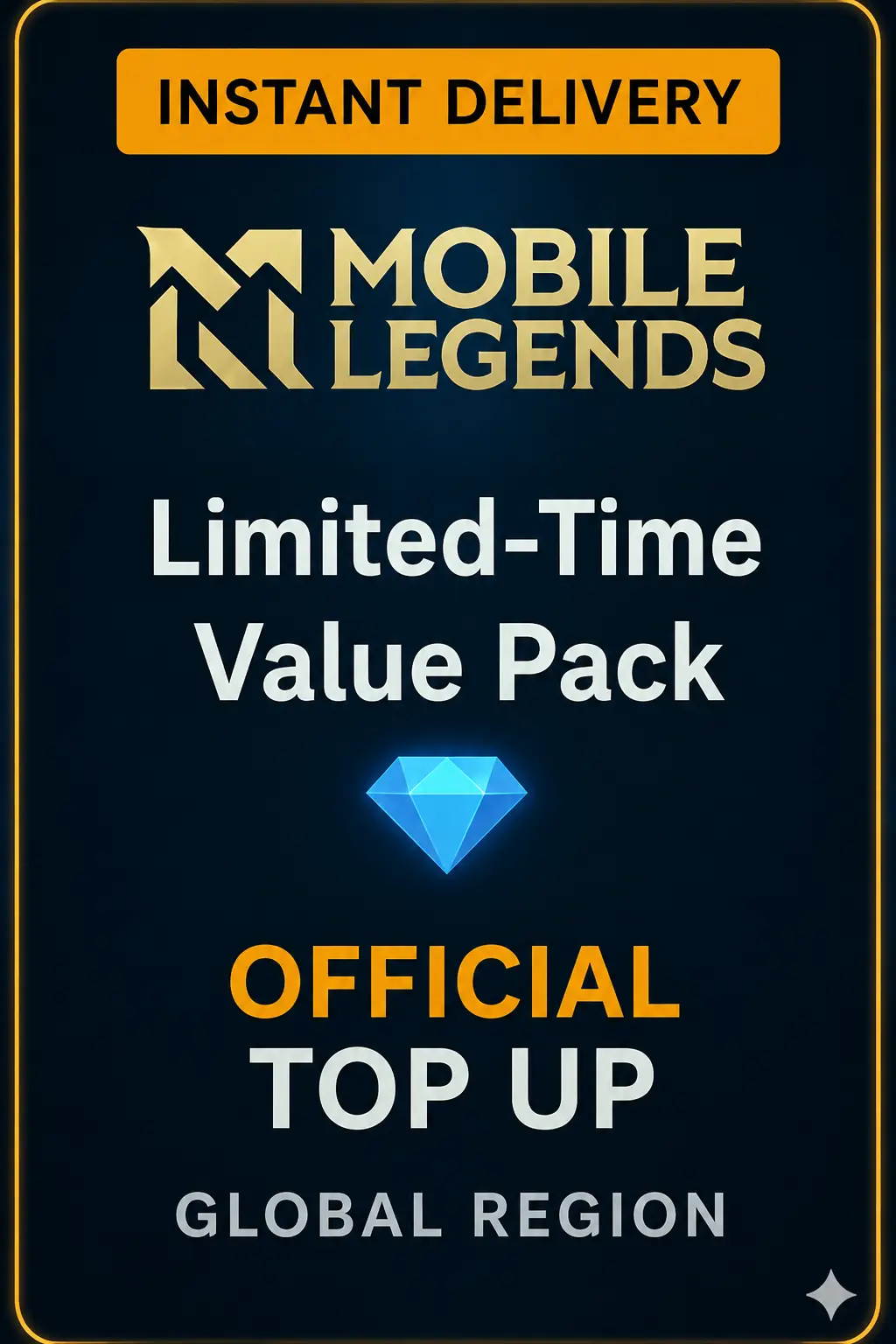 Mobile Legends - Limited-Time Value Pack Top Up Mobile Legends - Limited-Time Value Pack Top Up
