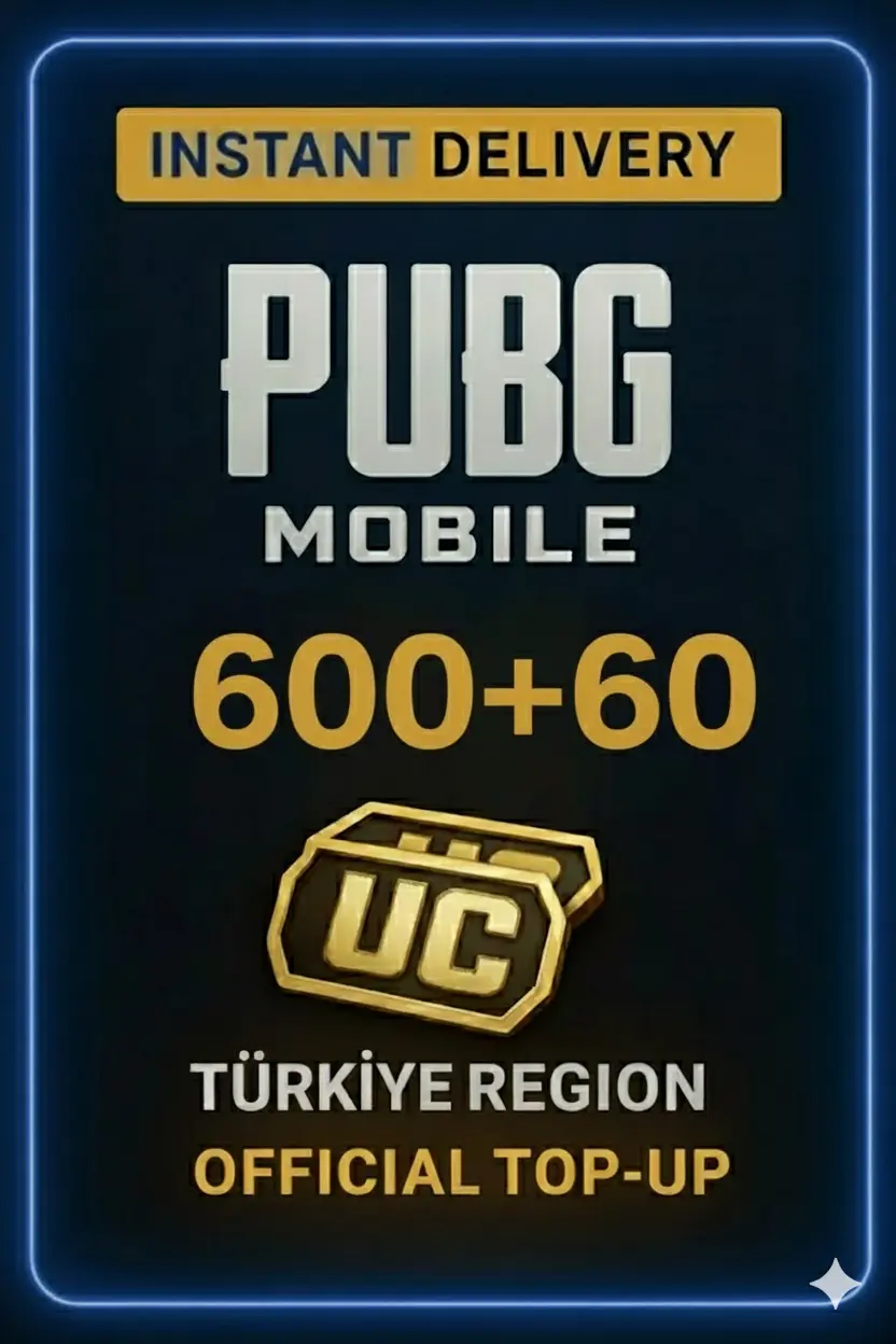 PUBG Mobile - 600+60 UC Yükleme (Türkiye) PUBG Mobile - 600+60 UC Yükleme (Türkiye)