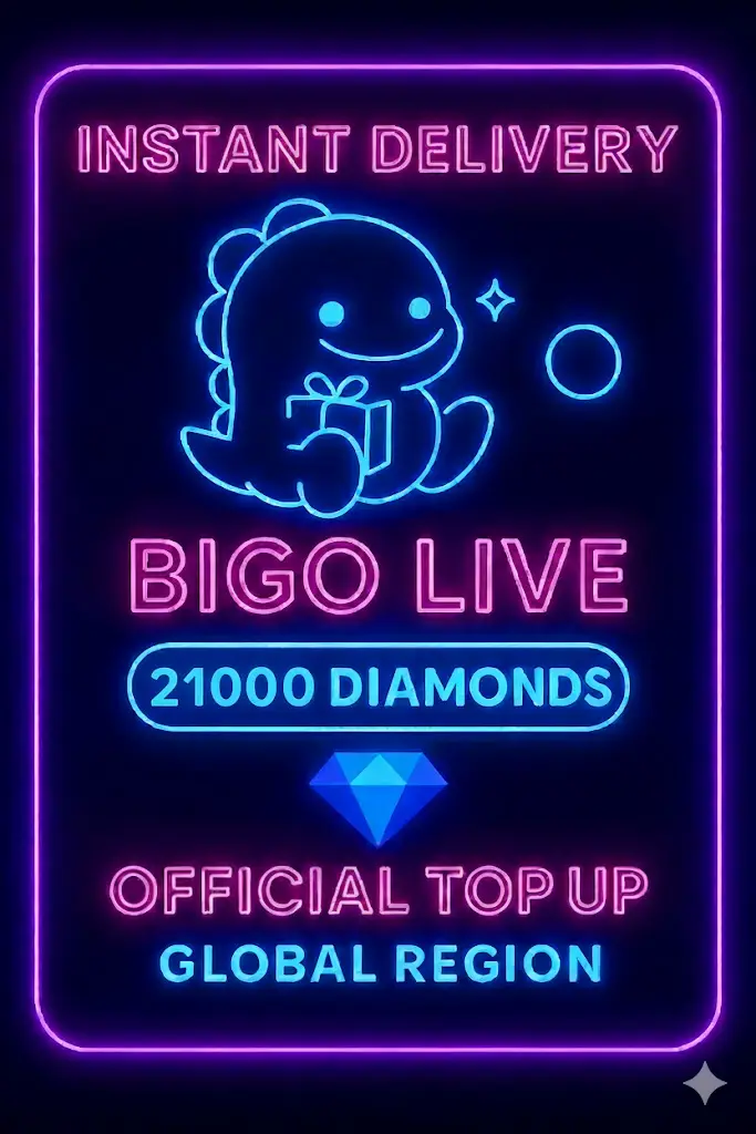 Bigo Live - 21000 Elmas (Yükleme) Bigo Live - 21000 Elmas (Yükleme)