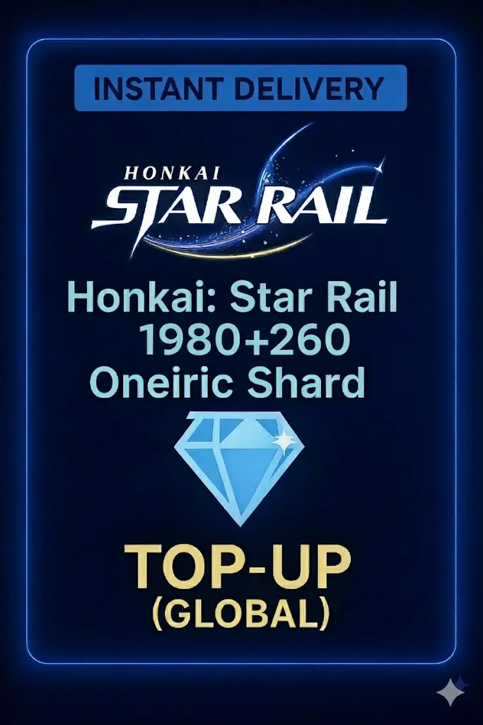 Honkai: Star Rail 1980+260 Oneiric Shard Üst Düzey (Küresel) Honkai: Star Rail 1980+260 Oneiric Shard Üst Düzey (Küresel)
