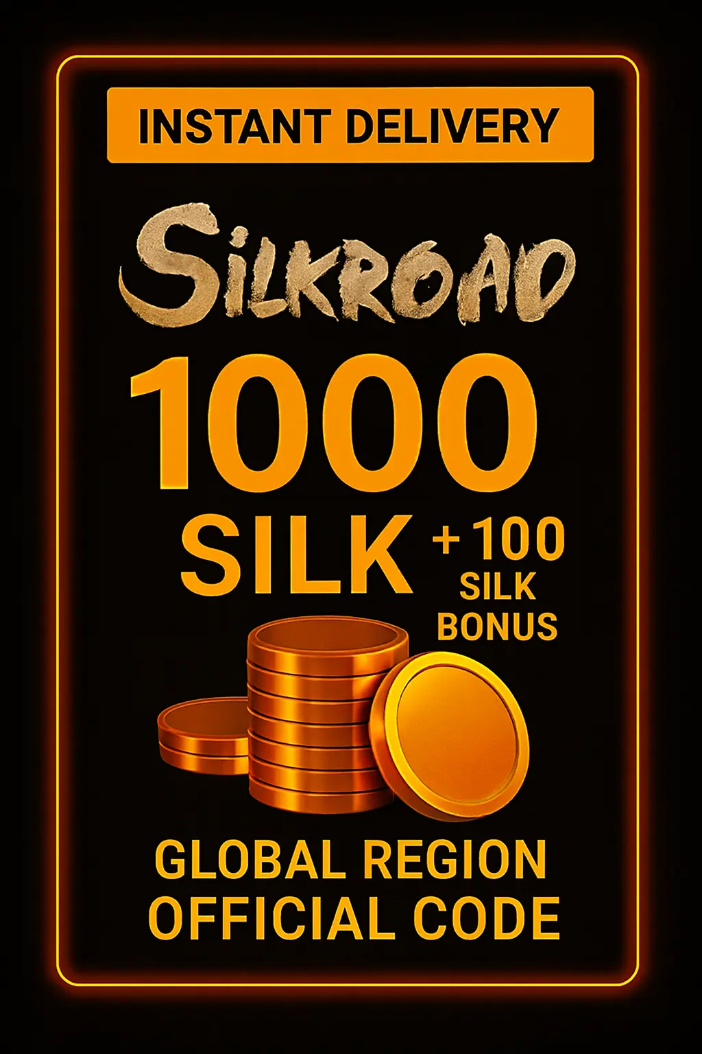 SilkRoad 1000 İpek + 100 İpek Bonusu (Joymax) SilkRoad 1000 İpek + 100 İpek Bonusu (Joymax)