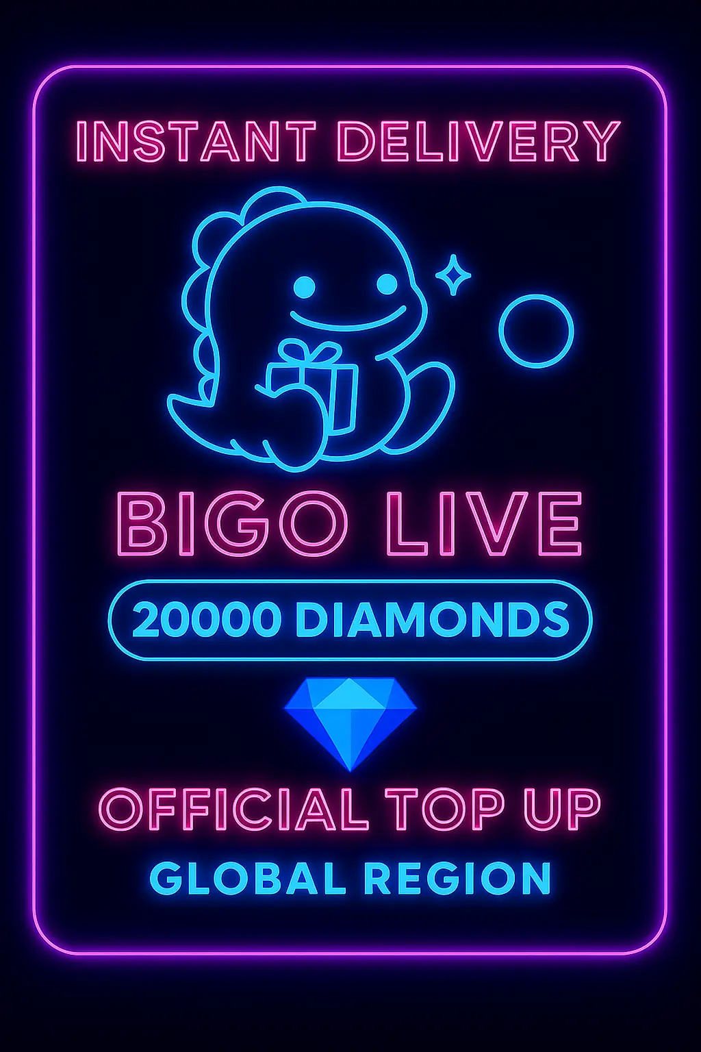 Bigo Live - 20000 Elmas (Yükleme) Bigo Live - 20000 Elmas (Yükleme)