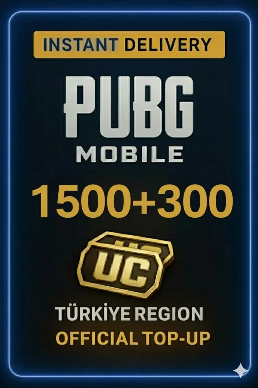PUBG Mobile - 1500+300 UC Yükleme (Türkiye) PUBG Mobile - 1500+300 UC Yükleme (Türkiye)