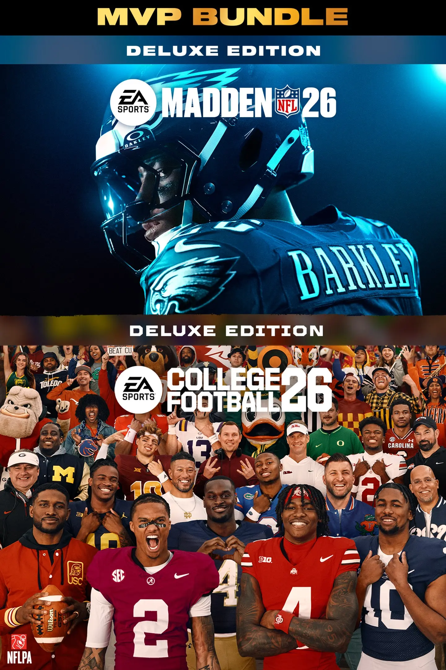 EA SPORTS™ MVP Bundle (Madden NFL 26 Deluxe Edition & College Football 26 Deluxe Edition) (Xbox Game EU) EA SPORTS™ MVP Bundle (Madden NFL 26 Deluxe Edition & College Football 26 Deluxe Edition) (Xbox Game EU)
