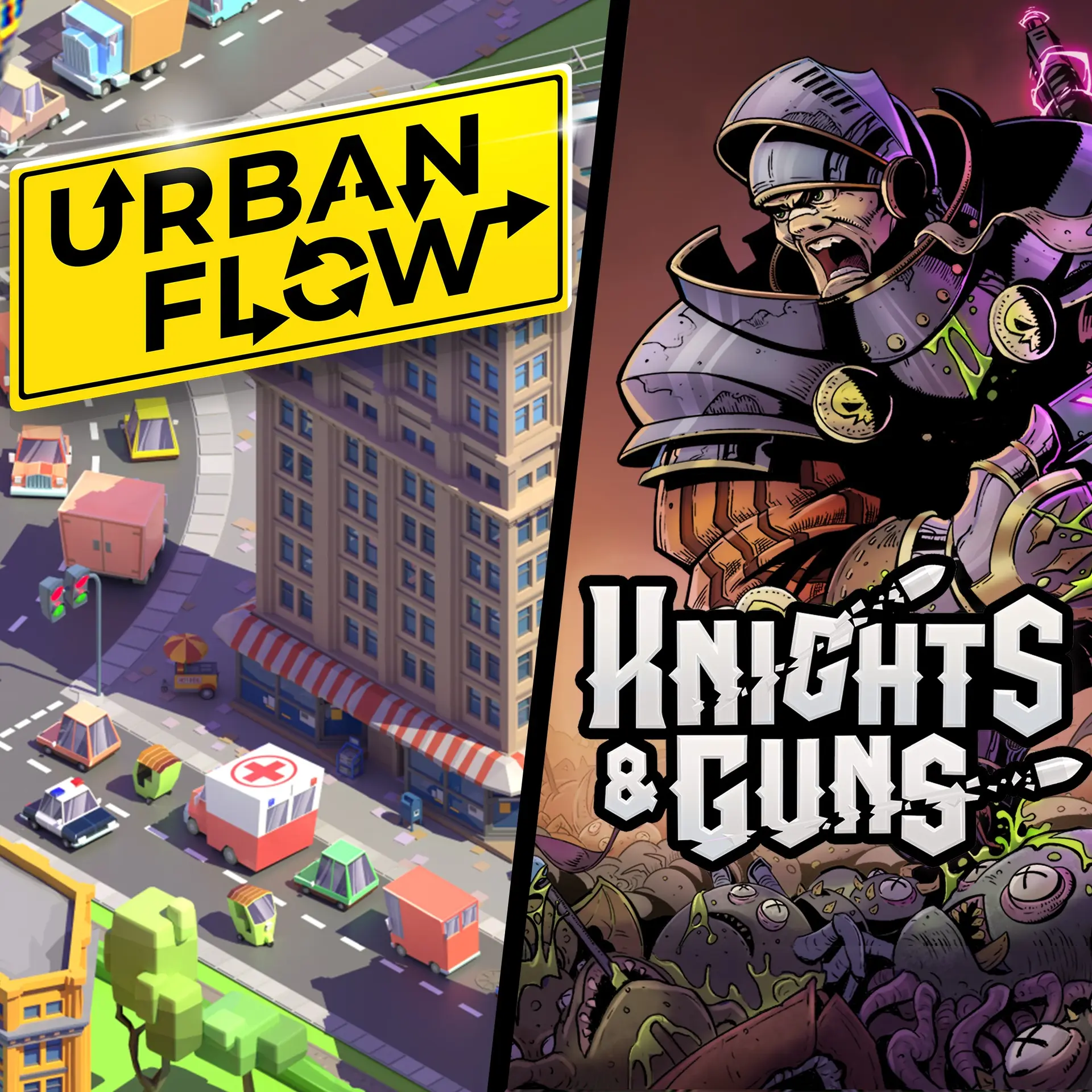 Couch Co-op: Urban Flow + Knights & Guns (xbox One) Buy 