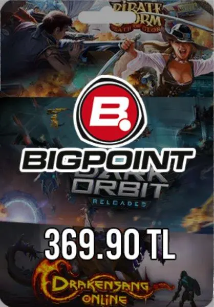 Bigpoint 369.90 TL lik Kupon Bigpoint 369.90 TL lik Kupon