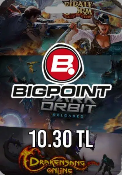Bigpoint 10.30 TL lik Kupon Bigpoint 10.30 TL lik Kupon