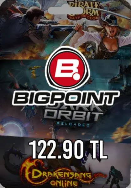 Bigpoint 122.90 TL lik Kupon Bigpoint 122.90 TL lik Kupon