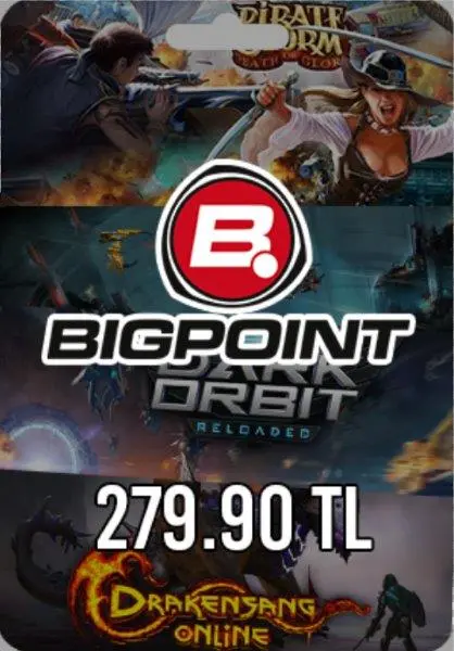 Bigpoint 279.90 TL lik Kupon Bigpoint 279.90 TL lik Kupon
