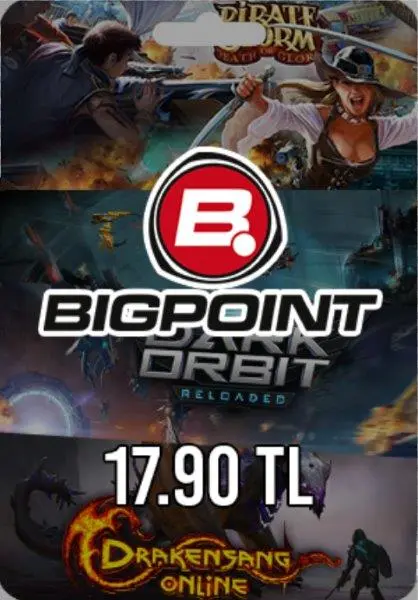 Bigpoint 17.90 TL lik Kupon Bigpoint 17.90 TL lik Kupon