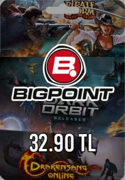 Bigpoint 32.90 TL lik Kupon Bigpoint 32.90 TL lik Kupon