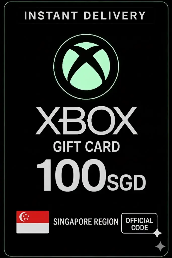 XBox Live Gift Card 100 SGD SG XBox Live Gift Card 100 SGD SG