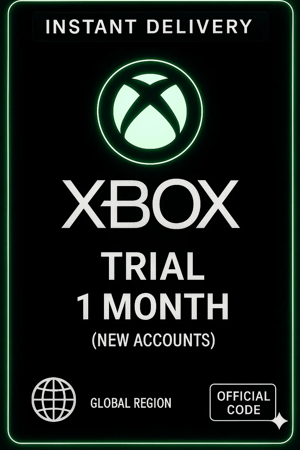 Xbox Game Pass Trial 1 Month GLOBAL (New Accounts) Xbox Game Pass Trial 1 Month GLOBAL (New Accounts)