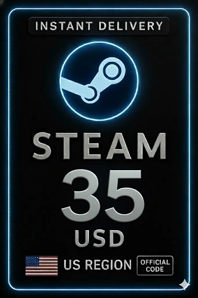 Steam Wallet Card 35 USD Steam Wallet Card 35 USD