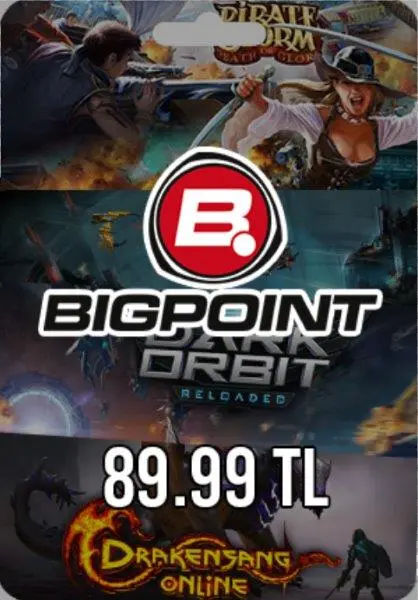 Bigpoint 89.99 TL lik Kupon Bigpoint 89.99 TL lik Kupon
