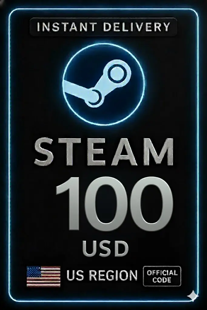 Steam Wallet Card 100 USD Steam Wallet Card 100 USD