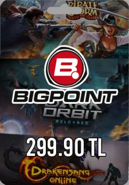 Bigpoint 299.90 TL lik Kupon Bigpoint 299.90 TL lik Kupon