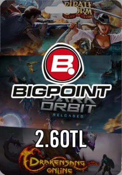 Bigpoint 2.60 TL lik Kupon Bigpoint 2.60 TL lik Kupon