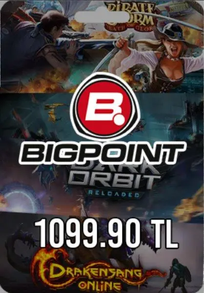 Bigpoint 1099.90 TL lik Kupon Bigpoint 1099.90 TL lik Kupon
