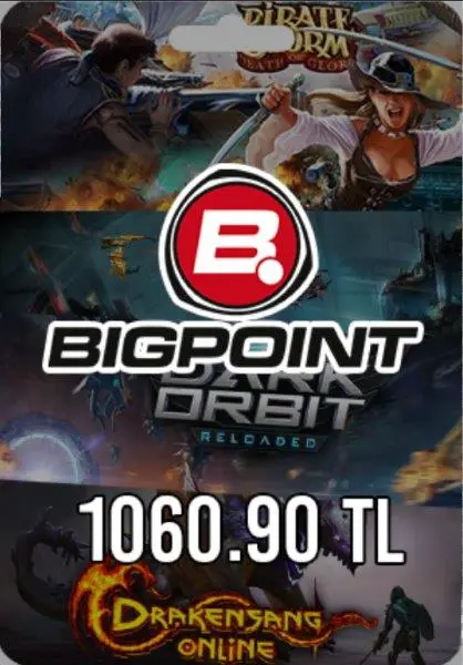 Bigpoint 1060.90 TL lik Kupon Bigpoint 1060.90 TL lik Kupon