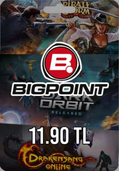 Bigpoint 11.90 TL lik Kupon Bigpoint 11.90 TL lik Kupon