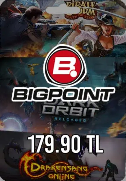 Bigpoint 179.90 TL lik Kupon Bigpoint 179.90 TL lik Kupon