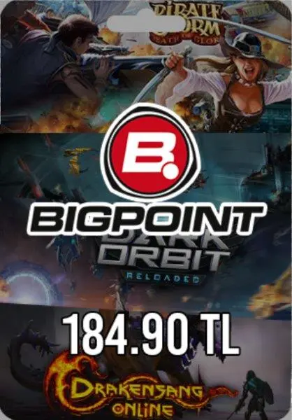 Bigpoint 184.90 TL lik Kupon Bigpoint 184.90 TL lik Kupon